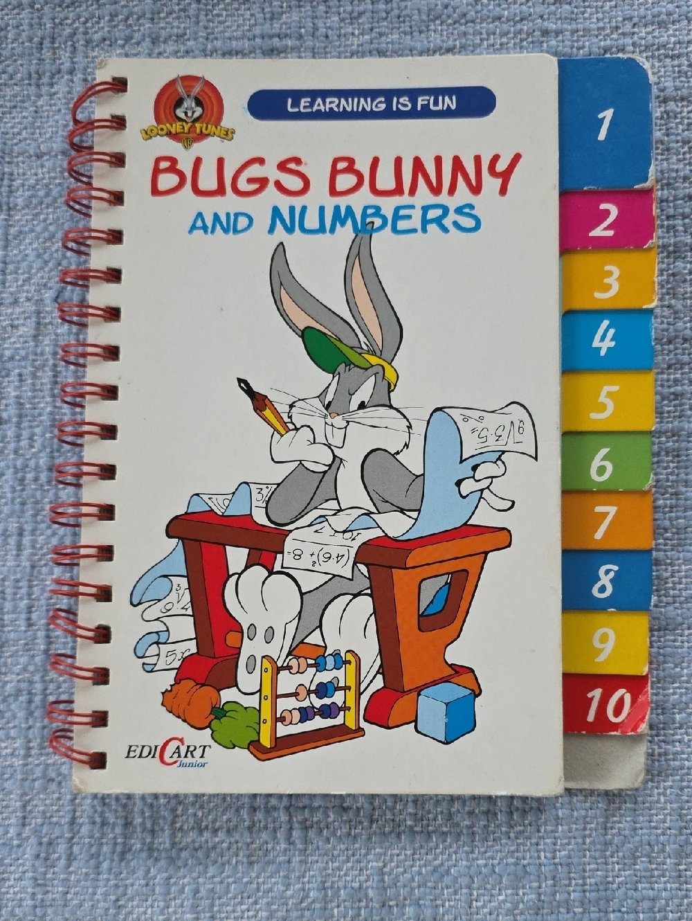 Looney Tunes Bugs Bunny and Numbers - Colorful Kids Learning Book